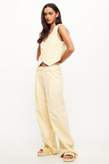 LIONESS Vest Butter