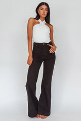 ROLLA'S Eastcoast Flare Jet Black
